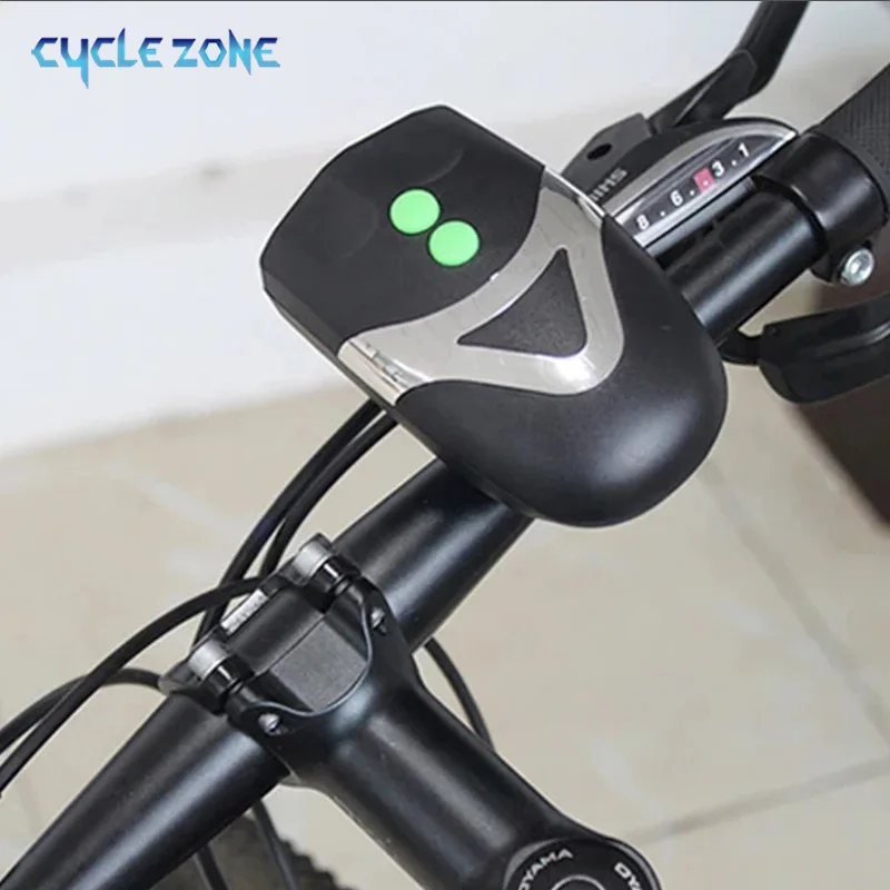 Luz de bicicleta 2 en 1 con campana, Faro de bicicleta con cuernos de 80DB, 3 modos de luces LED, lámpara delantera impermeable, accesorios de ciclismo