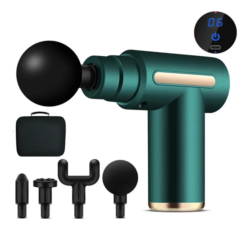 

Syeosye Mini Massage Gun Deep Tissue Percussion Muscle Massager Fascial Gun Electric Body Massager For Pain Relief