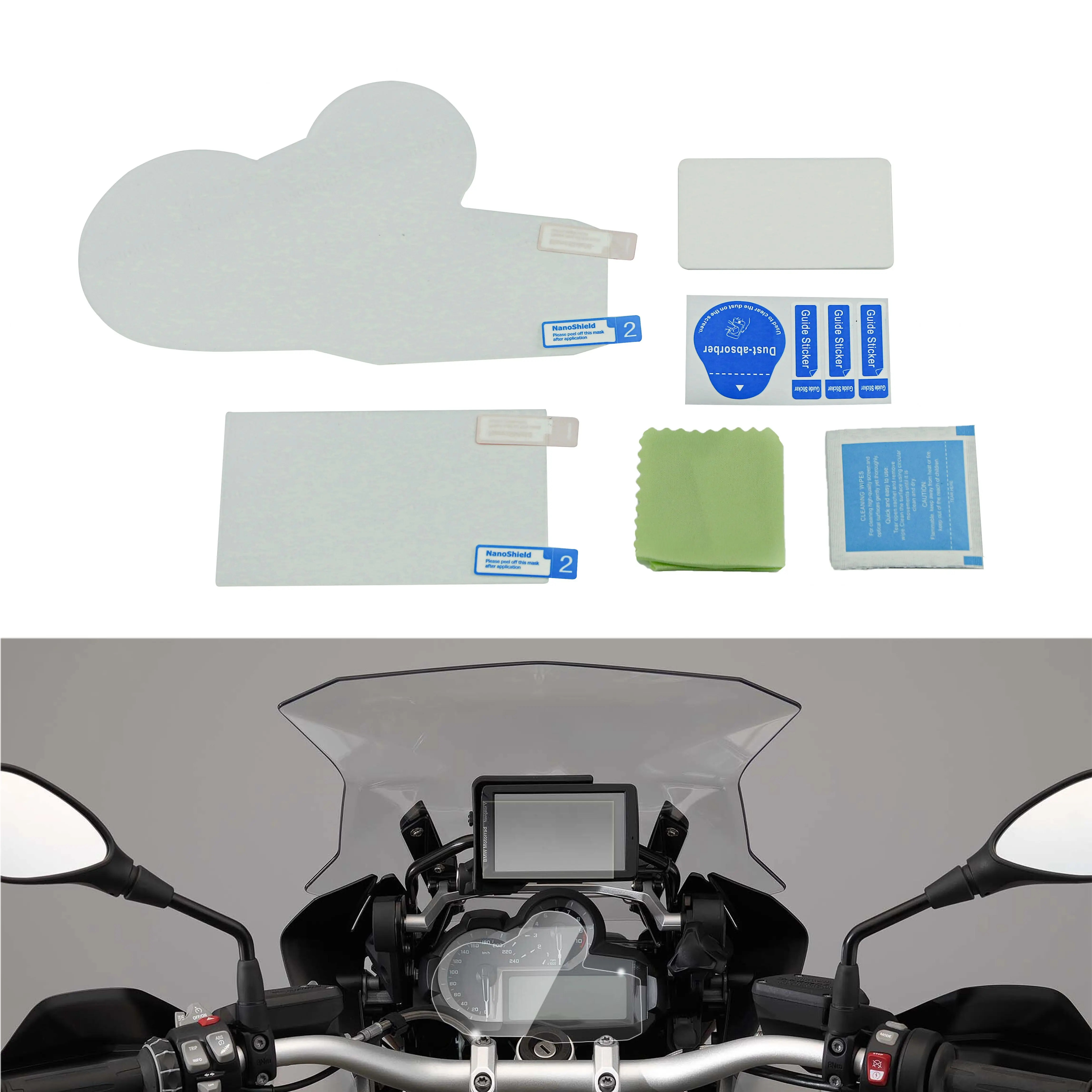 

For BMW R1200GS LC Adv R1200 R 1200 GS 2014 2015-2017 Motorcycle Cluster Scratch Cluster Screen Protection Film Protector