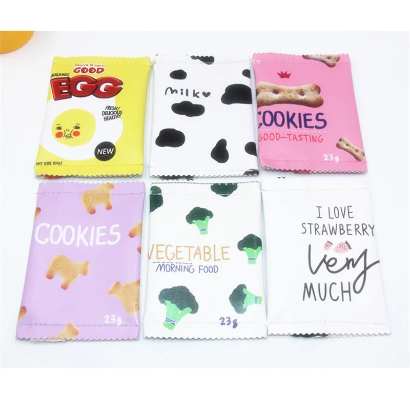 

1 PC Cute Women Coin Wallet PU leather Saury lemon Snack Change Portable Storage Bag Outdoor Mini Simple Coin Purse Holder