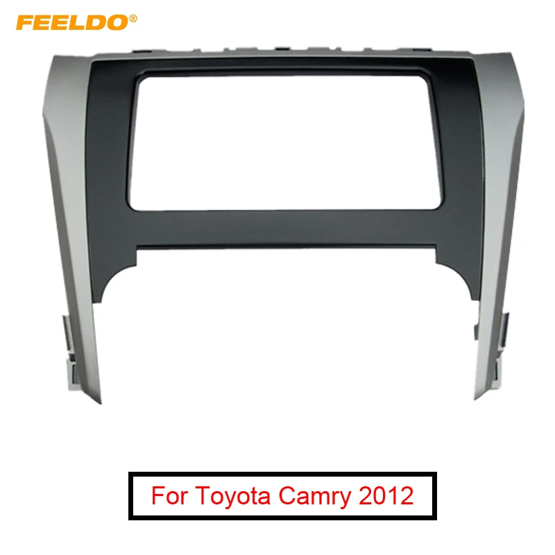 

FEELDO Car Radio Audio Stereo 2DIN Fascia Frame For Toyota Camry 2012 Dash Panel Installation Trim Kit #AM4900