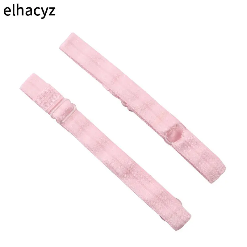 10 Teile/los Neue Candy Farben Stirnbänder FOE Band Haar Gummiband Einstellbare Haarband mit Kunststoff Ring Mädchen DIY Haar Zubehör – Detail 5
