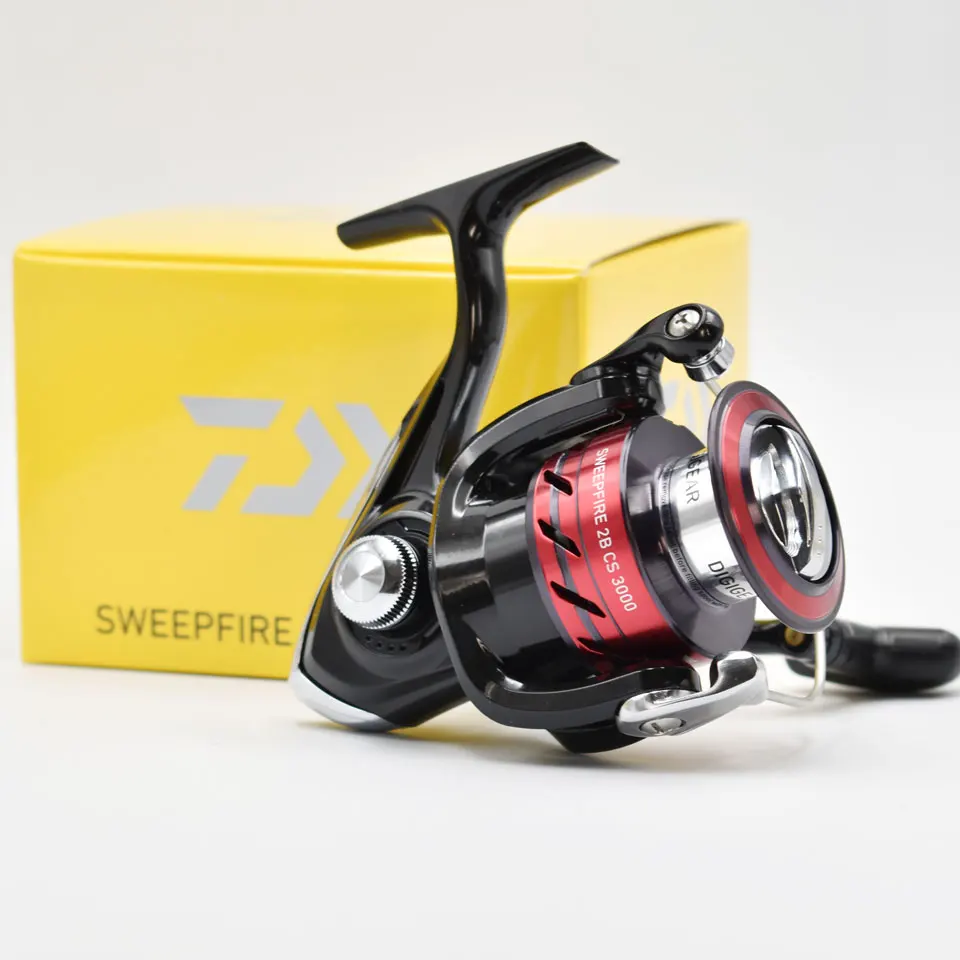 DAIWA Reel SWEEPFIRE CS Spinning Fishing Reel 1500-5000 ABS Metail Spool 2-8KG Power Hard Gear