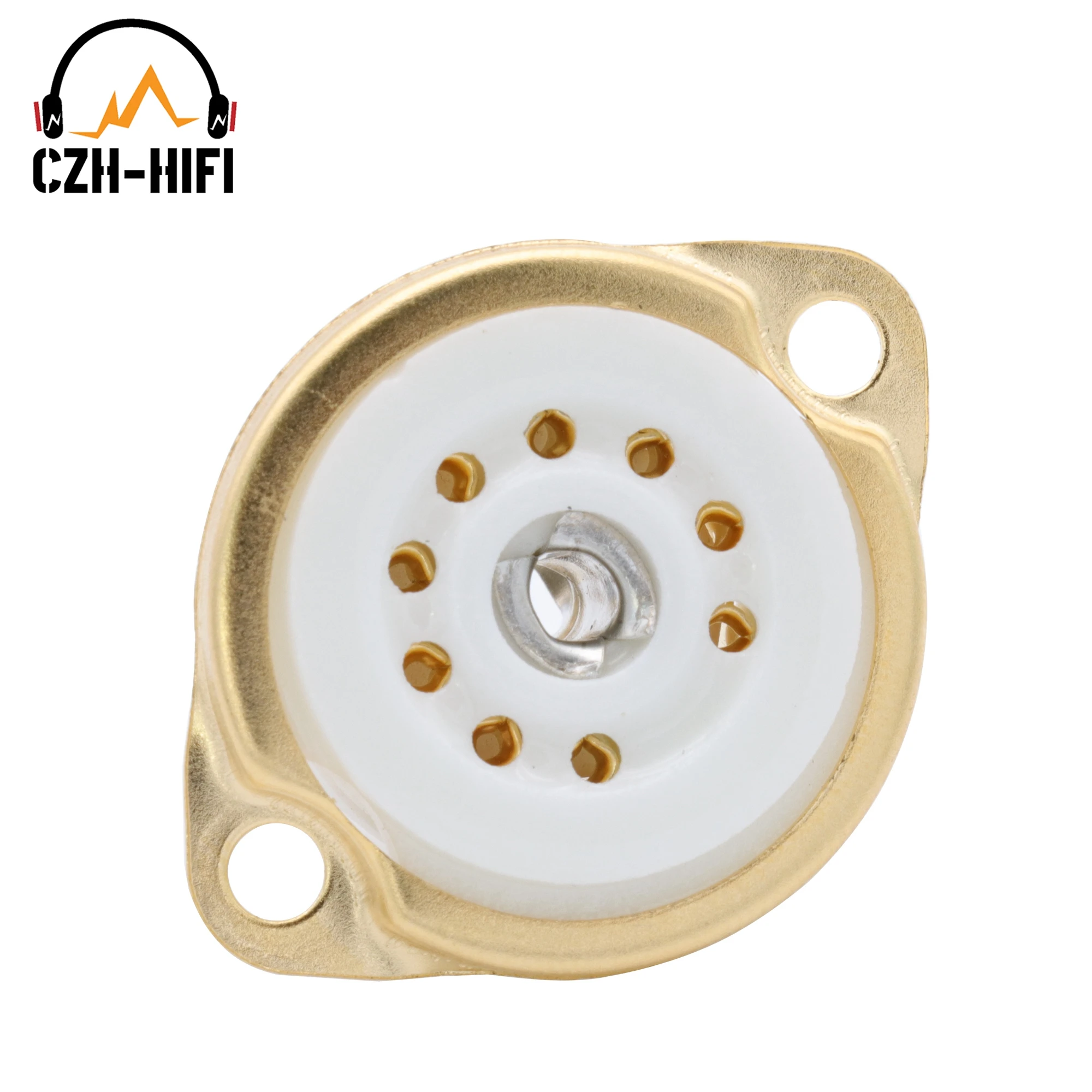 9pin B9A Rohr Buchse Keramik Ventil Basis für 12AX7 EL84 5670 ECC82 ECC83 12AX7 12AU7 6DJ8 Vintage Audio Verstärker DIY hiFi – Detail 8