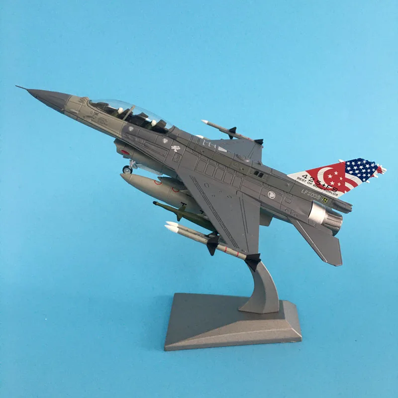 JASON TUTU Aircraft Plane model 1:72 F16 Singapore Fighter Toy For Collection Airplane Alloy model diecast 1:100 metal Planes