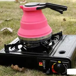 1.5L Folding Kettle Portable Water Boiler Camping Picnic Equipment for Travel