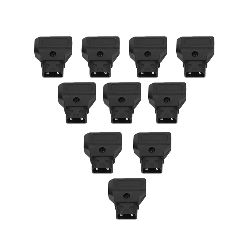 New 10Pcs D-Tap Dtap Power Male Rewirable Cable Socket Rig Battery