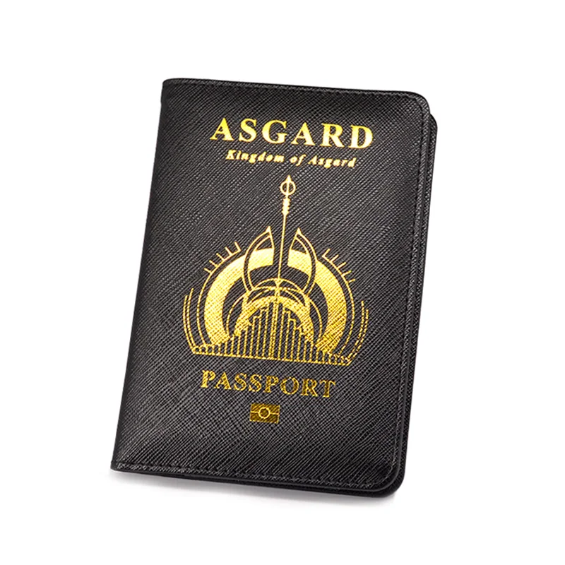 Norse Mythology Kingdom of Asgard Passport Cover travel Cover on The Passport Asgard Holder Pasport Drop Shipping