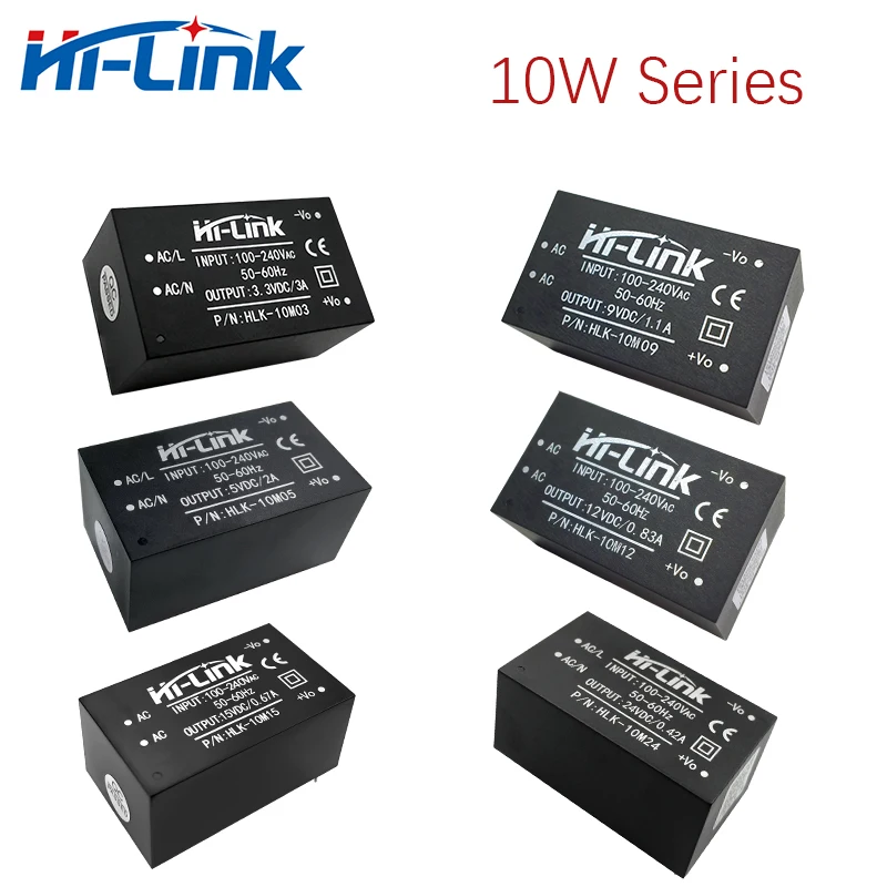 Free shipping 100Pcs/lot AC/DC converter power module Hi-Link 10M03 10M05 10M09 10M12 10M15 10M24 110V 220V