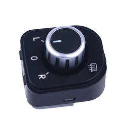 New Chrome Power Side Mirror Adjust Switch Knob Fit Jetta MK5 Golf MK5 MK6 Rabbit Eos Passat B6 3C Tiguan 1K0 959 565 5ND959565B