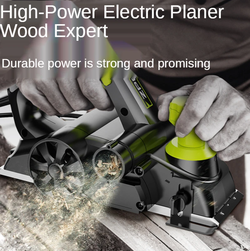 Electric planer household small multi - functional hand - held planer woodworking planer planer planer plane press machine