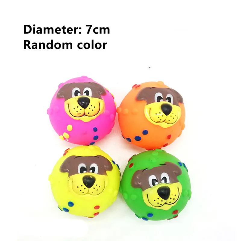 1PC Rubber Squeak Toys for Dog Screaming Chicken Chew Bone Slipper Squeaky Ball Dog Toys Tooth Grinding & Training Toy