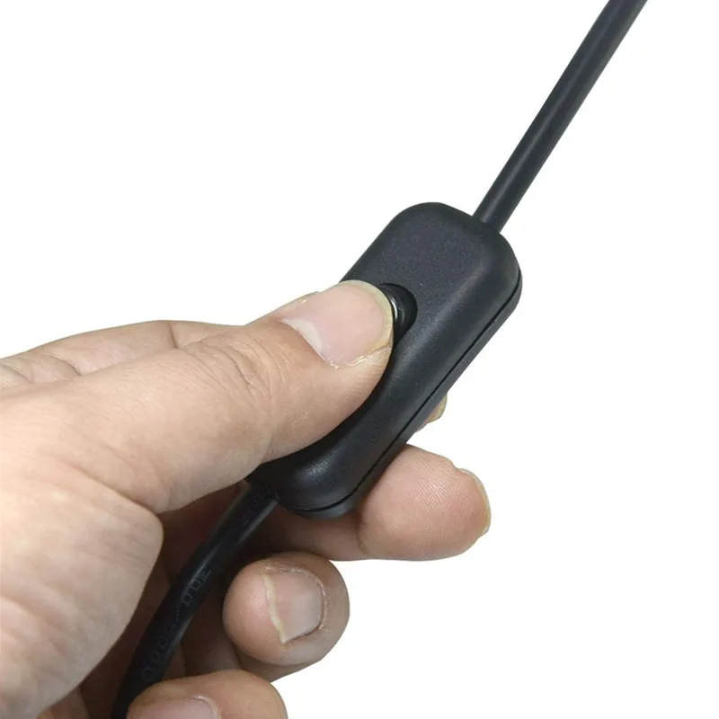 3/2/1Pcs Light Switch AC 0-250V 6A Inline ON/OFF Table Desk Lamp Cord Cable Toggle Rocker Switches control for LED lighting