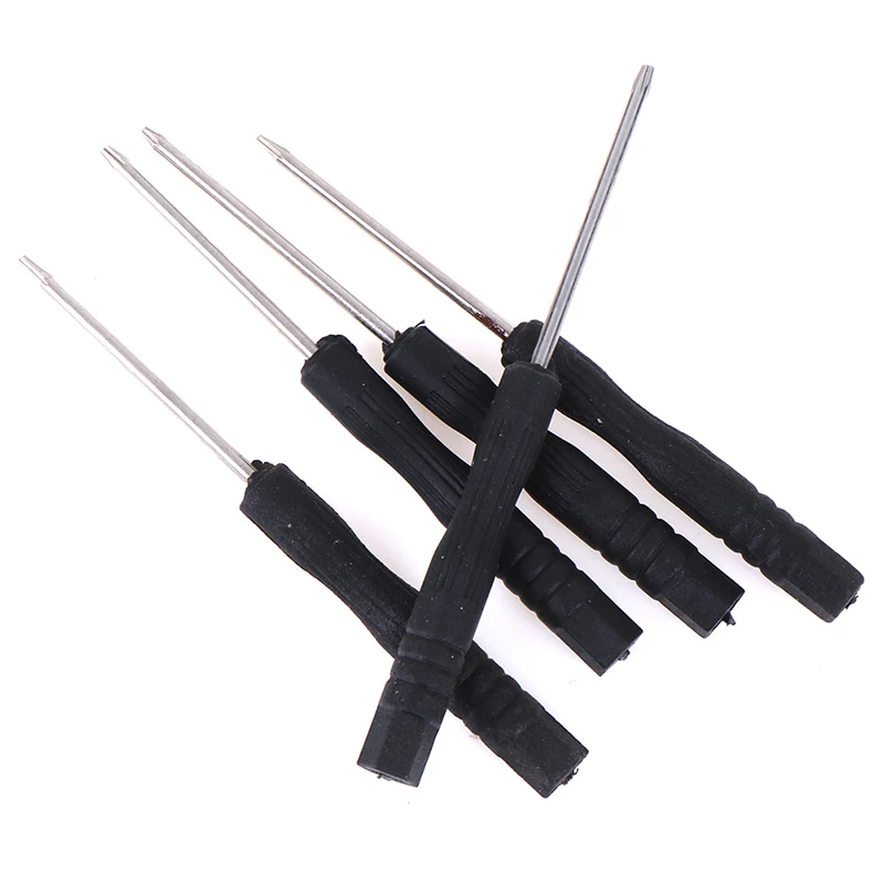 Juego de destornillador Torx de precisión negro de 5 piezas + T2 T3 + T4 + T5 + T6 para la herramienta de reparación de teléfonos móviles