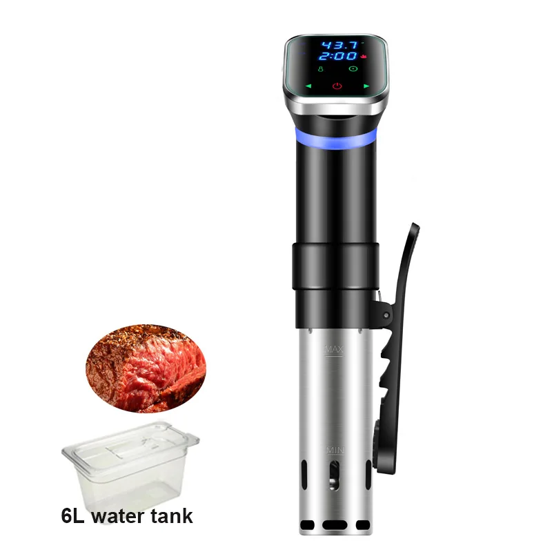 

Vacuum Sous Vide Slow Cooker 1100W Commercial Immersion Circulator Accurate Cooking Heater Accurate Low Temperature