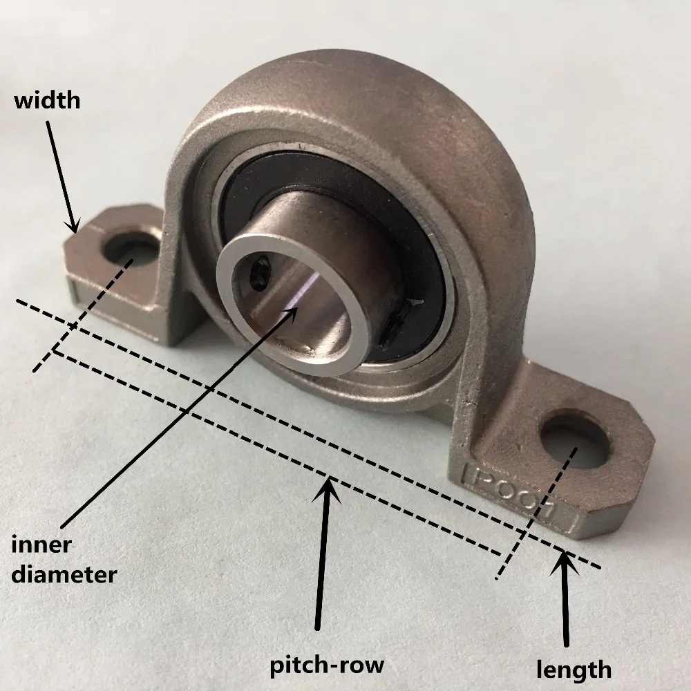 1piece Inner Diameter 8/10/12/15mm J366Y Cast Iron Upright Bearing Pedestal Bearing Block Vertical Type DIY Parts Drop Shipping