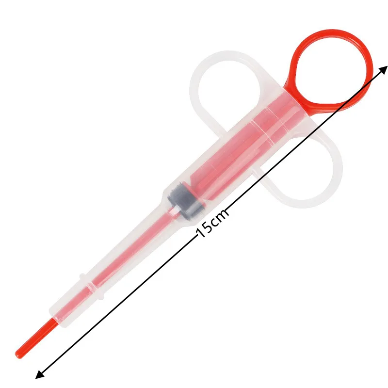 1pc Haustier Katze Spritze Hund Medizin Feeder Tablette Pille Pistole Piller Push Spender Wasser Milch Spritze Hund Katze Kätzchen Welpen Feeder Kit – Detail 2