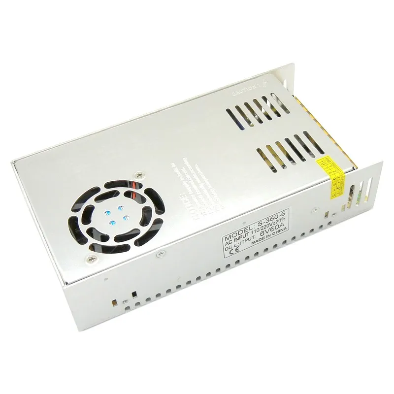 DC 6V 50A 60A Regulated Switching Power Supply 300W 360W AC/DC Voltage Transformer AC 110V 220V input to DC 6 volt