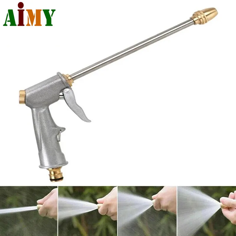 

High Pressure Adjustable Garden Irrigation Water Jet Household Washer Sprinkler Car Washing Tools Water Cleaning Gun