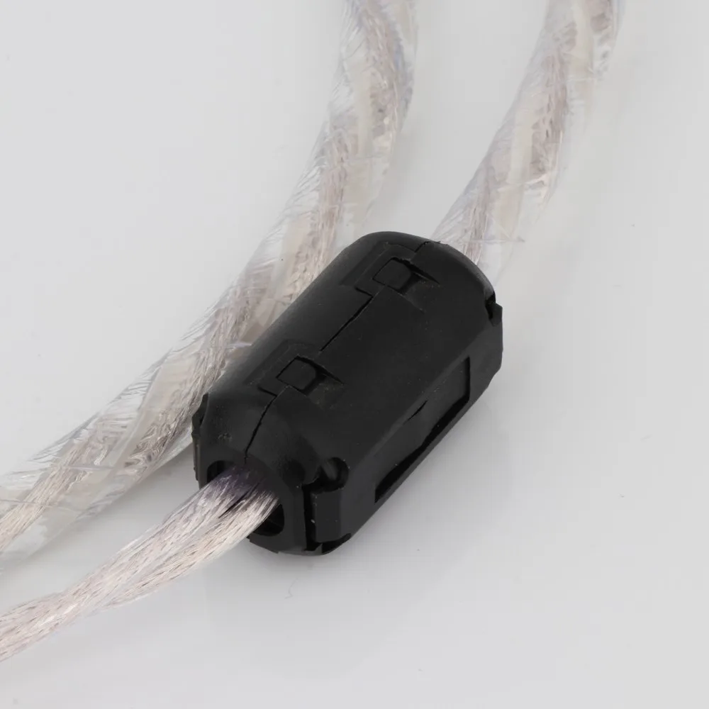 Preffair OCC plateado 2 RCA Cable RCA macho a macho 2 RCA Cable interconexión Cable de Audio HiFi