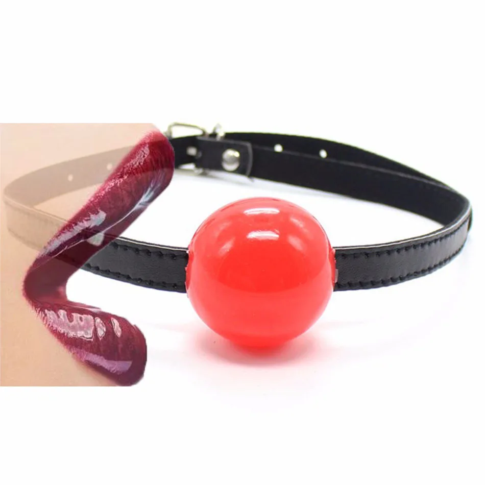 solid Ball Mouth Gag Oral Fixation mouth stuffed Adult Games For Couples Flirting Sex Products Toys slave submission