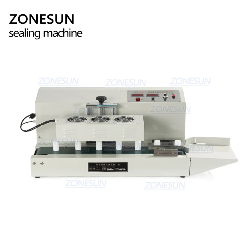 ZONESUN Transistor Air-Cooling Desktop Electromagnetic Continuous Induction Sealing Machine Sealer Machine For Vitamin Bottle