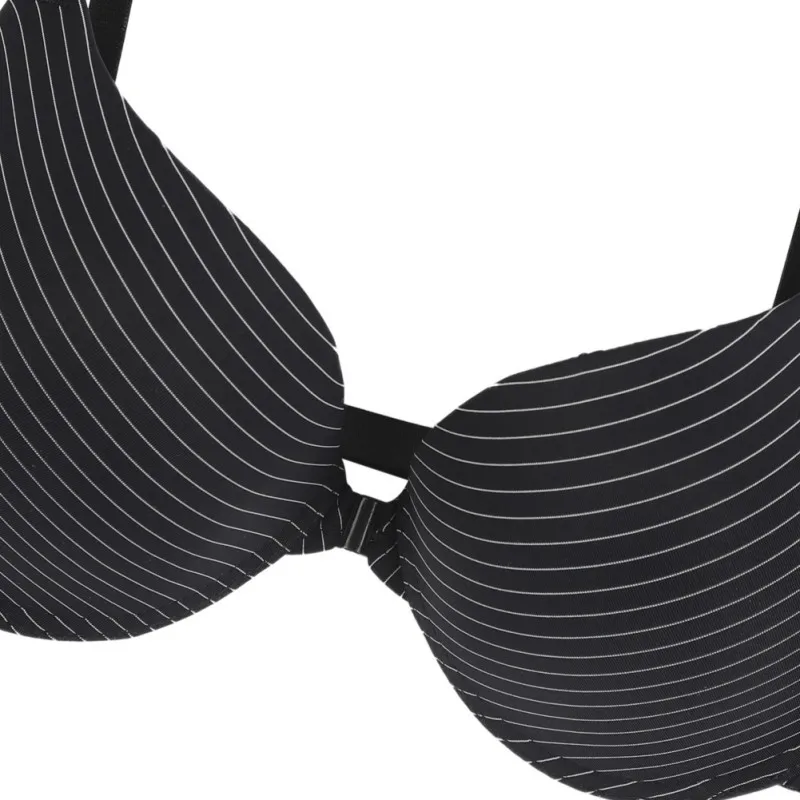 Fashion Striped Bras Seamless Sexy Front Closure Bra Girls\'s Push Up Underwear Buckle Female Small Chest Bra Underwire