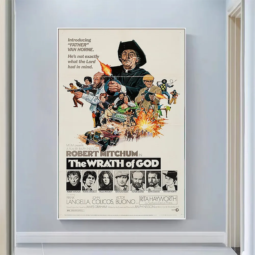 

V2097 Wrath of God (2) Vintage Classic Movie Wall Silk Cloth HD Poster Art Home Decoration Gift