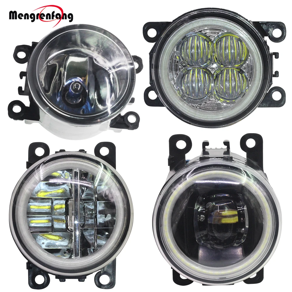 Car Fog light Assembly Angel Eye Daytime Running Lamp DRL 12V For Suzuki XL7 Swift SX4 Alto Splash Jimny Ignis Grand Vitara