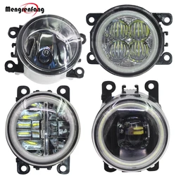 Car Fog light Assembly Angel Eye Daytime Running Lamp DRL 12V For Suzuki XL7 Swift SX4 Alto Splash Jimny Ignis Grand Vitara