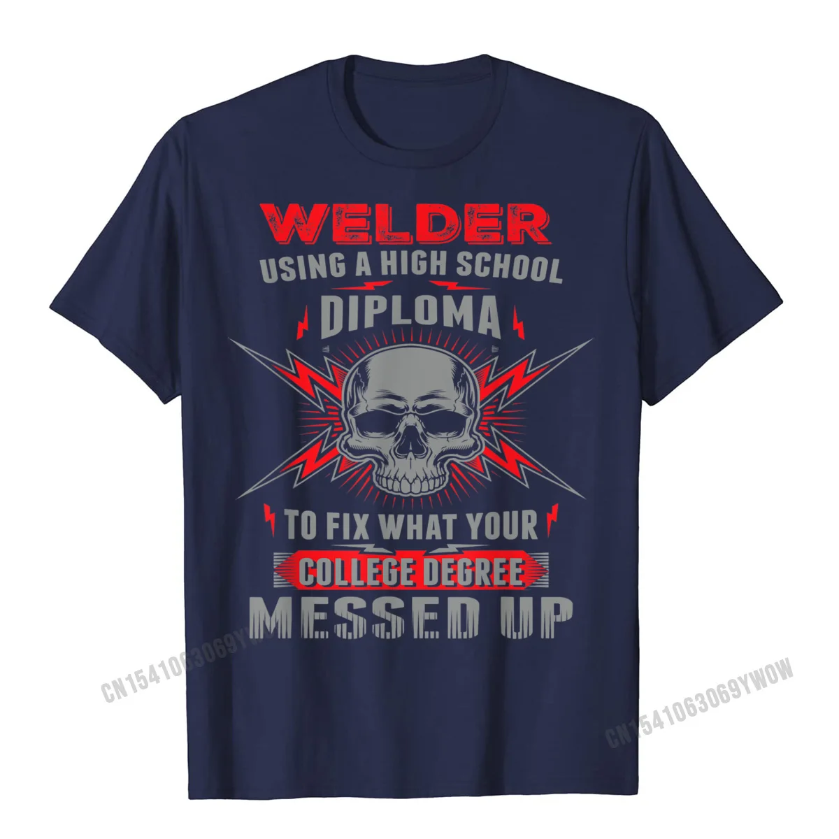 Funny Welding Proud Welder Tshirt Custom Summer Tops Shirts Company Harajuku Cotton Male T Shirt Oversized T Shirt