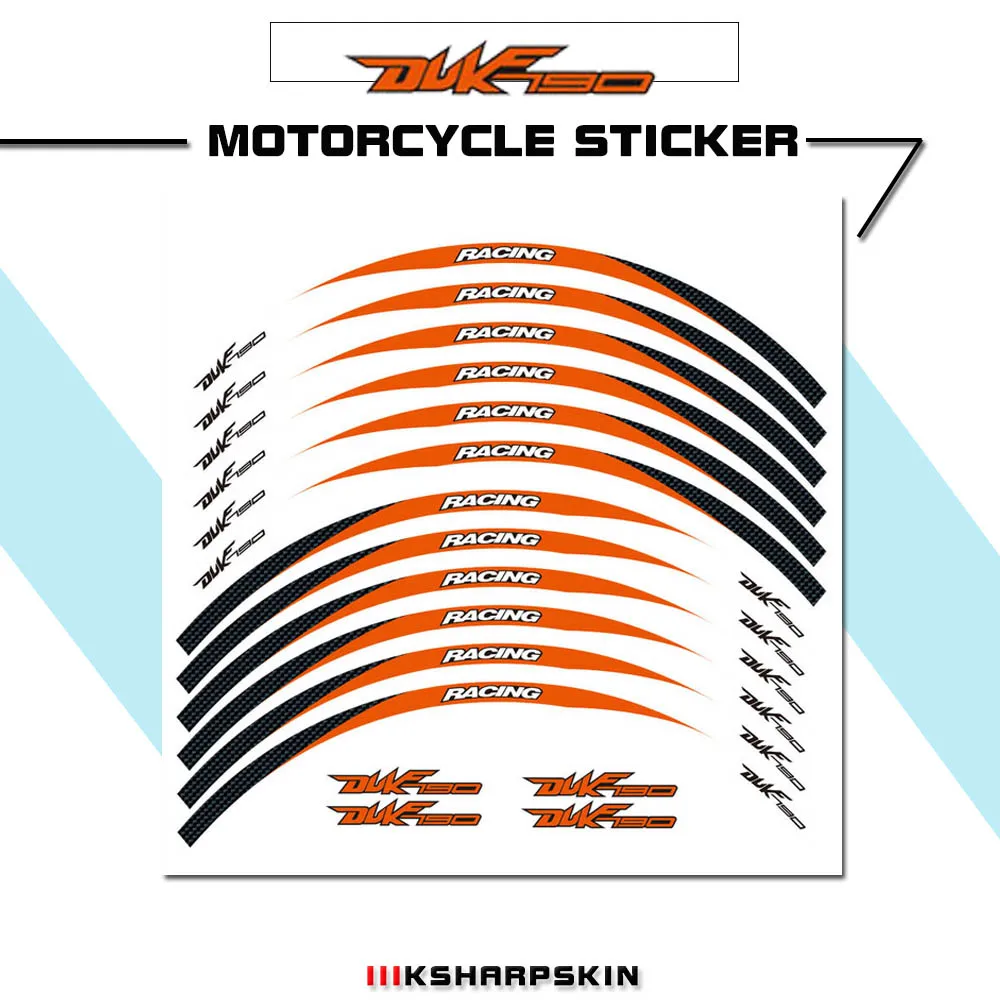 

Motorcycle reflective decorative waterproof color stickers for KTM DUKE 790 duke790