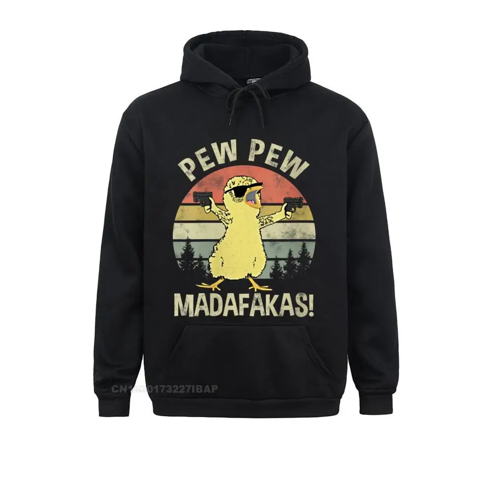 Womens Chicks Pew Pew Madafakas Funny Vintage Chick Lover O-Neck Hoodie Men Sweatshirts High Street Hoodies Newest Sportswears