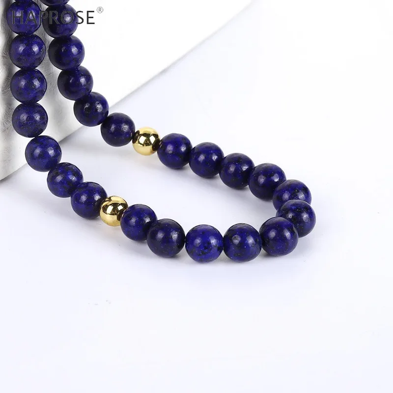 Natural Lapis lazuli Stone Rosary 33 99 Muslim Tasbih Eid Gift For Man Islam Prayer Beads Misbaha Islamic Bracelets Gift