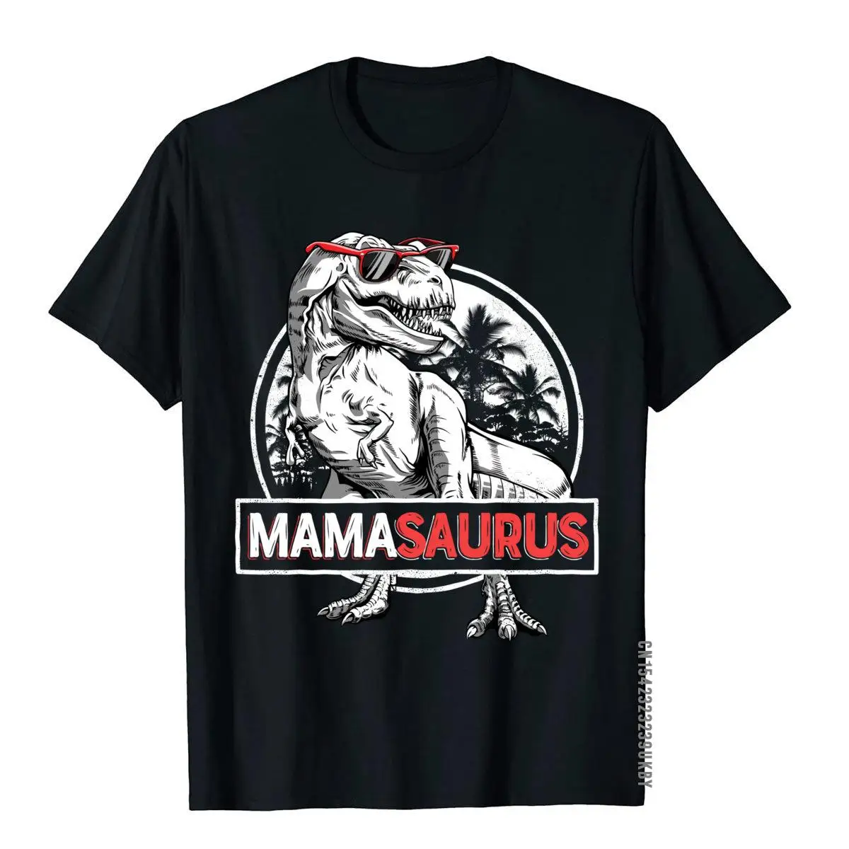 Mamasaurus T-Rex Mama Saurus Dinosaur Women Moms T Shirt Custom On Sale Man Tops Shirts Cotton