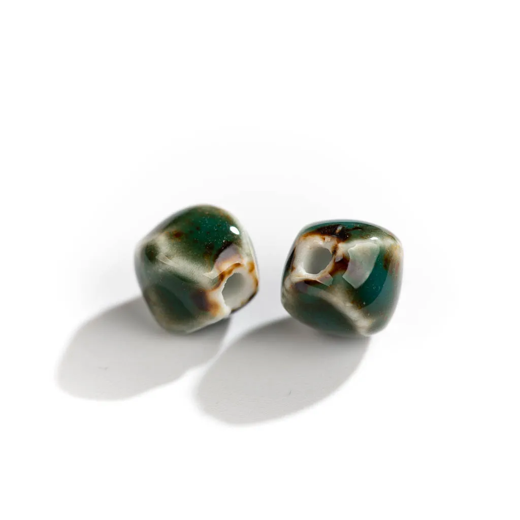 10#20pcs Shape Kiln Color Ceramic Beads Handmade Jewelry Making Supplies Bulk Wholesale Jewellery Bijoux Boho #XN328