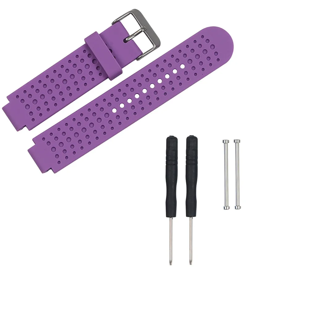 Replacement Silicone Watch Band bracelet belt Strap wristband for Garmin Forerunner 220 230 235 630 620 735 735XT GPS Watch wear