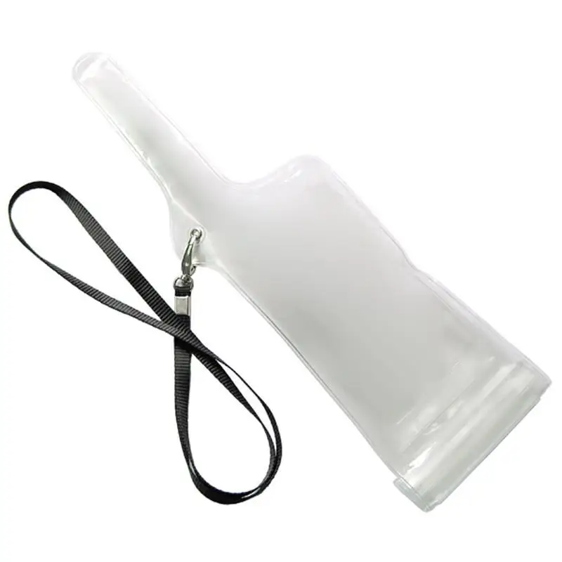 PVC Waterproof Bag Case Pouch For Baofeng Walkie Talkie Two-Way Radios Full Protector Cover Holder With  Portable Lanyard