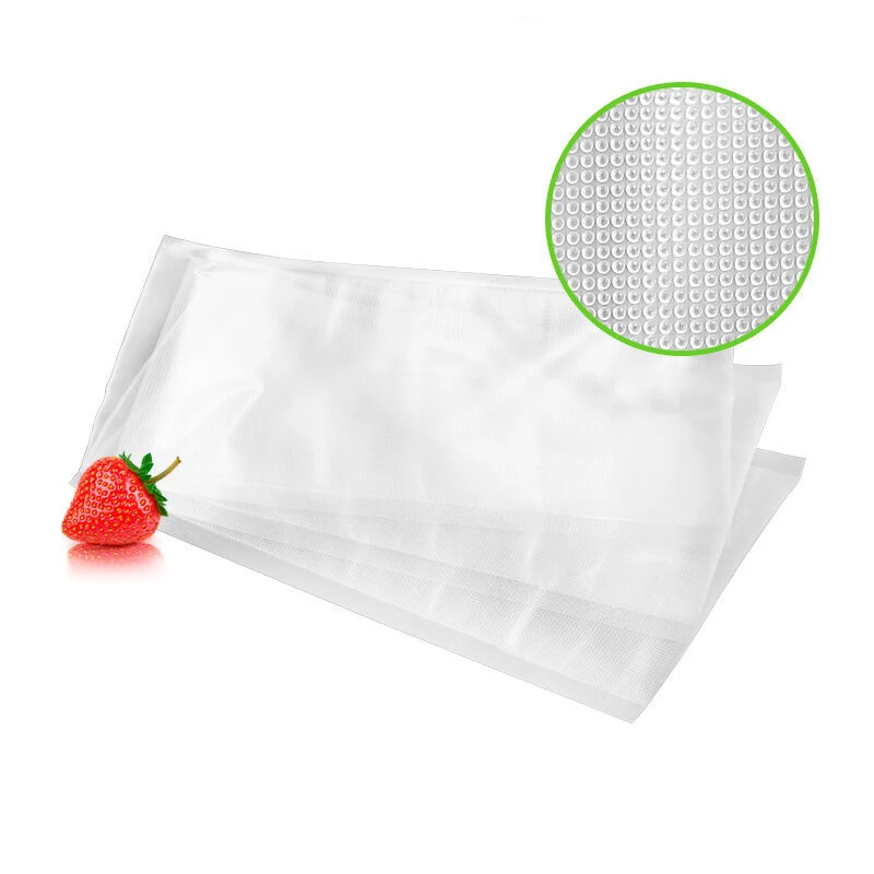 100 Pcs ถุงสูญญากาศสำหรับเครื่องซีลสูญญากาศเกรดอาหารเครื่องใช้ในครัวเรือนอาหารการเก็บรักษาบรรจุภัณฑ์กระเป๋า Textured กระเป๋า