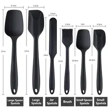 6 Silicone Spatulas Non-Stick Heat-Resistant #2