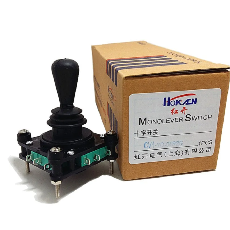 Hongkai CV4-YQ-O4R2G interruttore incrociato 2 4 vie tutte le direttes Reset momentaneo IP65 4NO 4NC Master Joystick monocomando