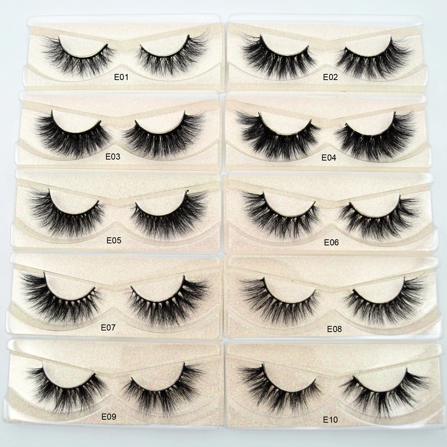 Visofree Eyelashes 3D Mink Lashes natural handmade lashes long soft false eyelashes High Volume Cruelty Free Mink lashes D101