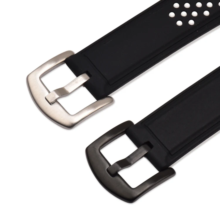 Watch Band Metal Buckle 14 16 18 20 22 24 26mm Universal Watchband Strap Silver Black Color Stainless Steel Clasp Accessories