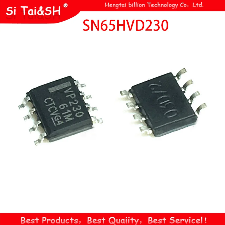 5pcs SN65HVD230 SN65HVD230DR VP230 SOP-8 CAN bus transceiver new original laptop chip