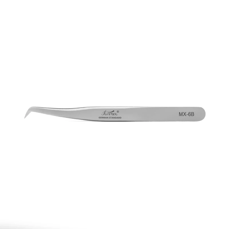 Funmix neue Wimpern verlängerung pinzette hochpräzise super feine Spitze anti statische Edelstahl esd Pinzette Make-up-Tool – Detail 5