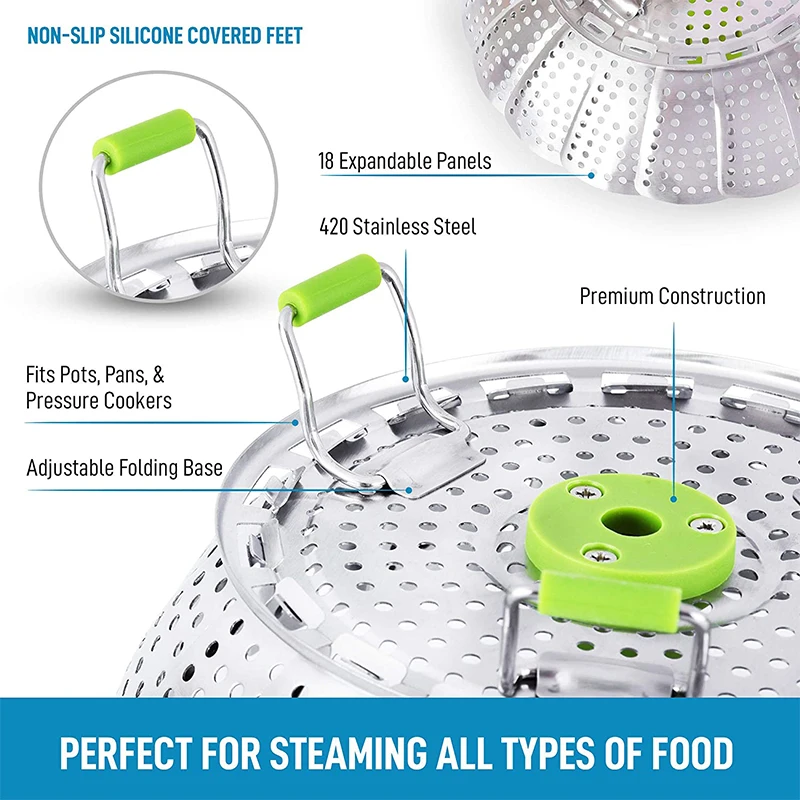 Stainless Steel Lotus Steaming Tray 3