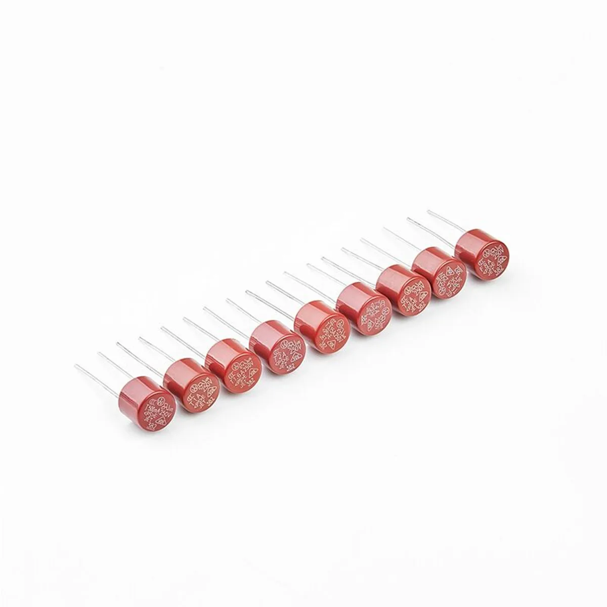 50PCS Round Fuse Assortment Kit 0.5A 1A 1.25A 1.6A 2A 3.15A 4A 5A 6.3A  382 Fuse For LCD TV Power Board 382 Insurance Tube Pack