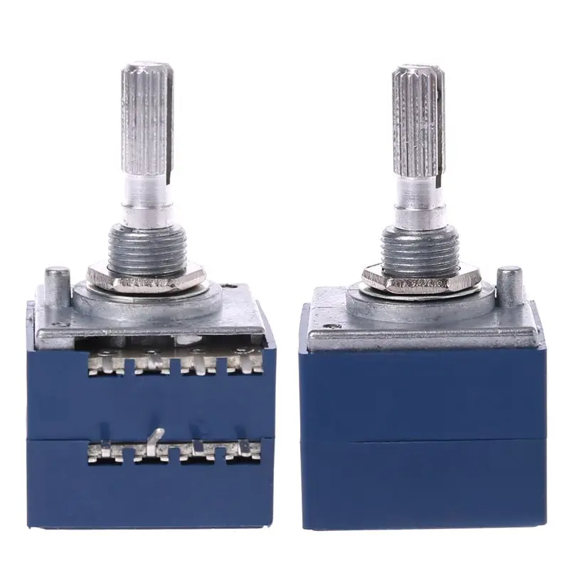 8 Pin Potentiometer RH2702 Serrated Split Shaft 6MM Precision 27-type A100K 100K Drop Ship