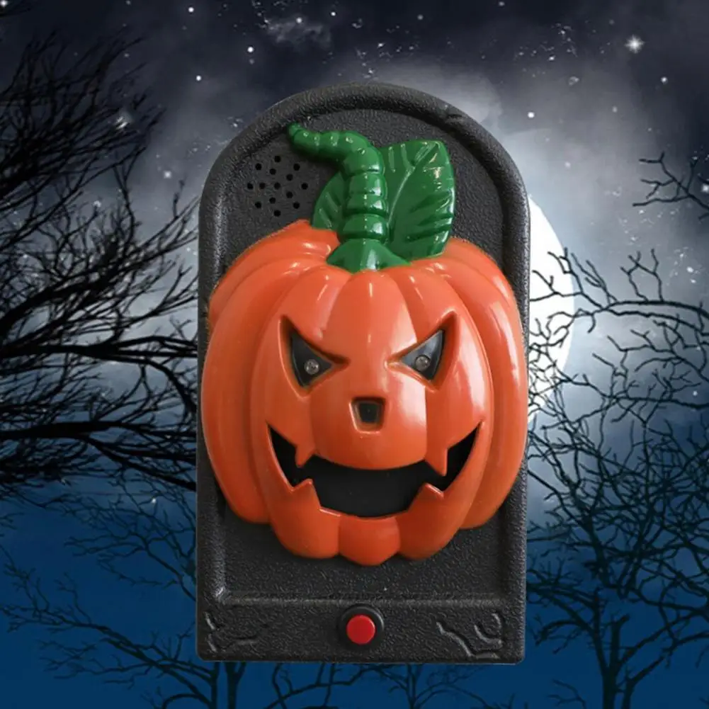 Halloween Ma Ám Chuông Cửa Hoạt Hình Quả Cầu Đá Mắt Trang Trí Halloween Với Ma Quái Âm Thanh Halloween Chuông Cửa Trang Trí Tiệc