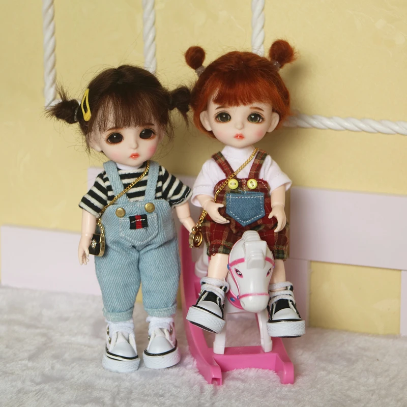 

Масштаб 1/8 BJD 16 см, супер милая кукла-одевалка OB11, фигурки тела, ручной макияж, мини-куклы принцессы, модель игрушки, подарок для девочек